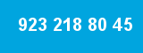 923 218 80 45 923 218 80 45